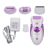 Épilateur multifonctionnel  Mesdames 4 en 1  Épilation  Aiguisage des pieds  Raser  couper les cheveux  électrique Rechargeable