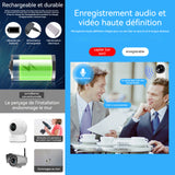 mini caméra surveillance intelligent sans fil WiFi Batterie interne avec Audio Grand angle de 150 degrés caméra surveillance