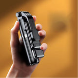 Téléphone portable beauté bureau pliant bluetooth selfie bâton lumière de remplissage mini vibrato portable trépied en direct