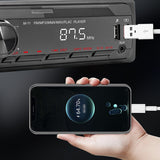 Autoradio Bluetooth 12V lecteur MP3 autoradio mains-libres autoradio sept couleurs modification du centre de lumière et de son
