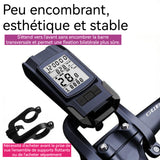 Compteur de vitesse de vélo avec positionnement GPS sans fil phare klaxon compteur kilométrique VTT 3 en 1 compteur de vitesse