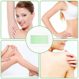 Épilation à la cire 5PCS 4,5x9cm papier dépilatoire crème dépilatoire jetable épilation de la barbe des aisselles et des jambes