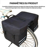 Sacoche velo 20L Étanche multifonctionnel sacs d’étagère de rangment de cyclisme double côté de grande capacité pour le cyclisme