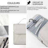 Trousse de toilette suspension multifonctionnelle amovible portable séparation sèche et humide trousse maquillage toiletry bag