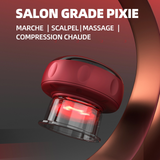 Machine de thérapie 5w écran LCD niveaux chauffage à 12 niveaux force succion ventouse électrique masseur de ventouses électrique