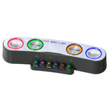 Enceinte de jeu Bluetooth avec lumières LED colorées Caisson de basse cool Enceinte lumineuse Type d'interface USB Amplificateur