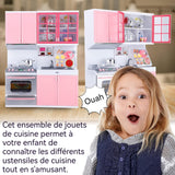 uisine enfant 24.8x6.8x32.2cm Ensemble de cuisine jouet durable pour enfants ensemble de cuisine jouet drôle Jouets de cuisine
