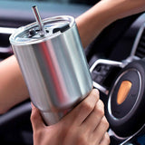 Mug isotherme 30oz Car Mug 304 Stainless Steel Insulated Mug Vacuum Double Layer Ice Bar Mug Suitable for Hot and Cold Coffee