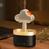 Diffuseur d'aromathérapie Rainbow Clouds Raindrops Humidificateur ultrasonique domestique silencieux grand volume de brume