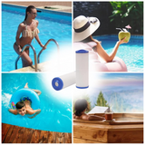 Filtre 227x442mm 90sqft élément filtrant pliable pour la purification de l'eau de piscine tamis filtrant de piscine de rechange