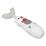 Brosse à dents électrique pour enfants en forme de U trois types de tête de brosse Dessin animé nettoyage en profondeur sonique
