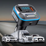 T73 Bluetooth Car Charger 18W MP3  Car Charger Voice Call  FM Transmitter Universal Quick  Charger  Car  USB Port Car Charger