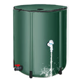 Seau de stockage  de l'eau 200L / 52  Gallon Réservoir pliable Eau de pluie PVC Patio Portable Multi-usage Récupération de l'eau