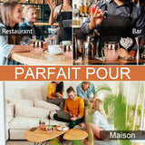 Verre en cuivre pour Moskau Mule avec pailles Lot de 4 Finition Martelée Cuivrée 550 ml  Parfait pour Cocktails et party