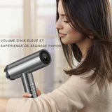 Sèche cheveux 1600W 3 vitesses de vent 4 réglages de température Moteur sans balais Cordon d'alimentation extra long Hair Dryer
