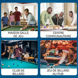 Support de boules de billard Diamètre intérieur de 28,8 cm Plastique résistant Adapté aux billes de 5,7 cm Cadre de billard