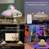 Enceinte bluetooth 1200mah bluetooth 5,4 type-c RGB 4 modes de jouer enceinte portable avec veilleuse prise en charge de carte tf