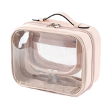Trousse de toilette 21x15x11cm trousse de maquillage imperméable transparente multifonction sac cosmétiques pour hommes et femmes