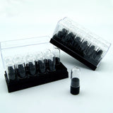 Tubes de rouge à lèvres 12PCS 9,3mm 1,5ml avec boîte de rangement tubes de baume à lèvre DIY tubes de rouge à lèvres vide clair