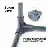 De connecteurs de cadre PVC de serre de jardinage connecteur de support stable robuste pour cadre de serre convient pour treillis