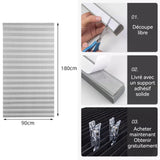 Stores enrouleurs jour et nuit 90x180cm protection solaire aucun poinçonnage requis parasol de bureau stores enrouleurs plissés