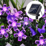 Guirlande lumineuse solaire   30led  Imperméable à l'eau pour l'extérieur  Contrôle intelligent de la lumière  Décoration de jardin