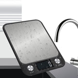 Balance de cuisine Balance de cuisine en acier inoxydable 5kg Balance de cuisine électronique de haute précision
