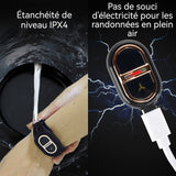 Bracelet anti-moustiques, bracelet anti-moustiques à ultrasons, Étanchéité IPX4 Rechargeable USB,pour Camping Randonnée Exterieur