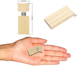 Clé usb 1 lot de 10 pièces clé USB 16 Go en forme de bois compatible USB 2.0 flash drive disque U utilisation dans divers scénarios