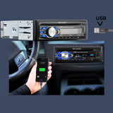 Radio de voiture bluetooth lingot simple lecteur de CD de voiture lecteur de DVD de voiture bluetooth mains libres FM