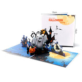 arte de voeux 15x15cm halloween spooky pumpkin dimensional greeting cards party favours halloween greeting cards carte postale