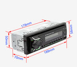 Bluetooth auto radio 12V lecteur MP3 voiture sept couleurs lumières audio voiture commande centrale modification auto radio noir