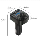 Transmetteur FM Bluetooth voiture bluetooth mains libres voiture mp3 voiture FM plug-in voiture mp3 pour voiture taxi