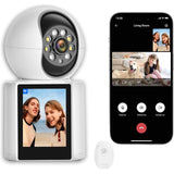 Camera surveillance wifi intérieure 2 millions pixels IPX66 PTZ 20m vision nocturne IR audio bidirectionnel caméra de surveillance