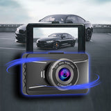 Voiture tachygraphe hd 3 pouces enregistrement vidéo 24h parking surveillance enregistrement 170 degrés caméra grand angle