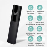 Thermomètre Frontal 32 mémoires Arrêt automatique Compact et portable Mesure rapide de la température Thermomètre infrarouge