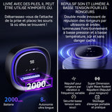 Répulsif à ultrasons pour souris 2000 mAh 3 modes Matériau sûr Répulsif multifonctionnel pour moustiques à usage domestique