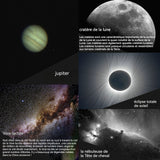 Télescope 70mm télescope astronomique haute définition cadeaux pour enfants étudiants ouverture 300 mm convient aux débutants