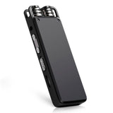 PASSIONOVA Enregistreur vocal numérique réduction bruit dictaphone intelligent micro haut-parleur intégré USB rechargeable 8G