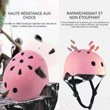 asque de vélo 50-54cm casque d'équitation equipement pilote réglable léger casque léger homme et femme casque moto scooter rose