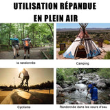 Kit de survie 10pcs kit de survie d'urgence fournitures premiers soins pour le camping randonnée multifunctional survival extérieur