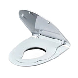 Abattant WC extérieur 47cmx36cm intérieur 33cmx22cm Robuste Convient aussi bien aux parents qu'aux enfants Facile à nettoyer