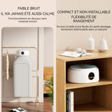 Sèche-linge électrique 65 degrés celsius température de chauffage 10kg capacité portante sèche-linge pliable affichage télécommande