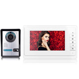 Visual Wired Intercom Doorbell 7 inch Waterproof Visual Digital Intercom HD Doorbell Infrared Night Vision Camera For Home