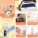 hauffe-biberon portable mignon chargement USB avec affichage de la température chauffe-biberon à lait réglable isolation léger