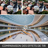 Objectif macro 10x 120 degrés super grand angle professionnel pour smartphone HD objectif fixable zoom oeil de poisson externe