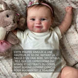 Poupée bébé 50 cm simulation étanche bébé simulé réalistes avec biberon et tétine jouets poupée poupée de simulation bébé fille