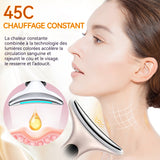 Masseurs Électriques 3 en 1 masseur visage 14 x9 x3.8CM Appareil Massage Visage Double Menton Masseur de anti age blanc