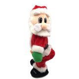 Jouet de père noël électrique de noël, poupée électrique dynamique secouant les fesses, jouet de décoration de noël, cadeau