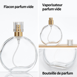Flacon parfum vide 50ml 2 pcs vaporisateur parfum voyage recharge parfum–spray compact élégant et anti-fuite flacon parfum vides